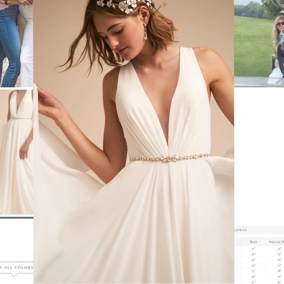 Jenny Yoo Conrad dress for BHLDN NWOT - Picture 6 of 6